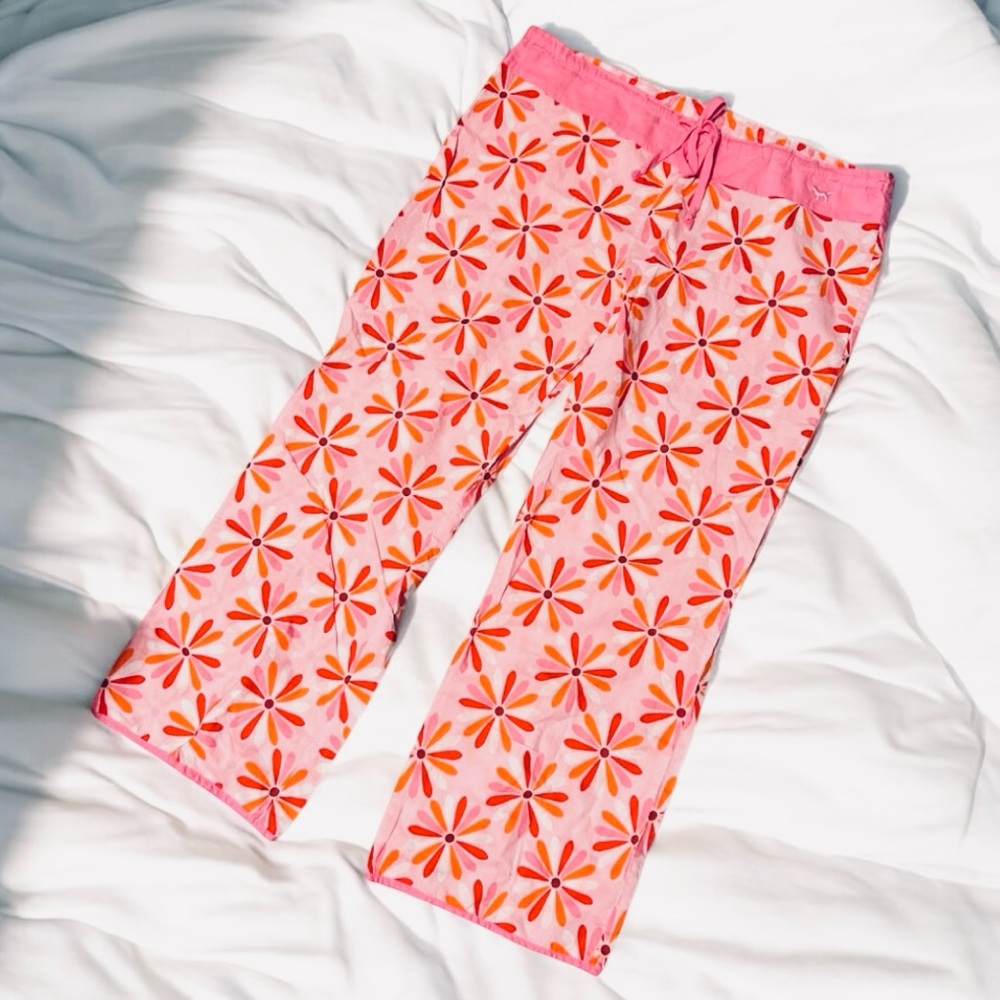 VS PINK Cropped PJ Pants- Small